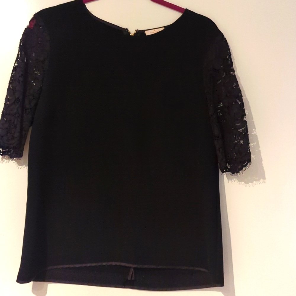 Lace sleeved top